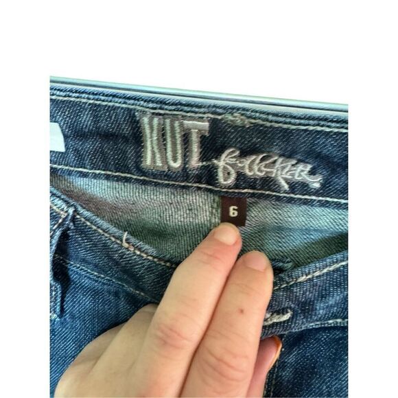 Kut from the kloth Farrah baby bootcut jeans size 6 - Picture 3 of 6